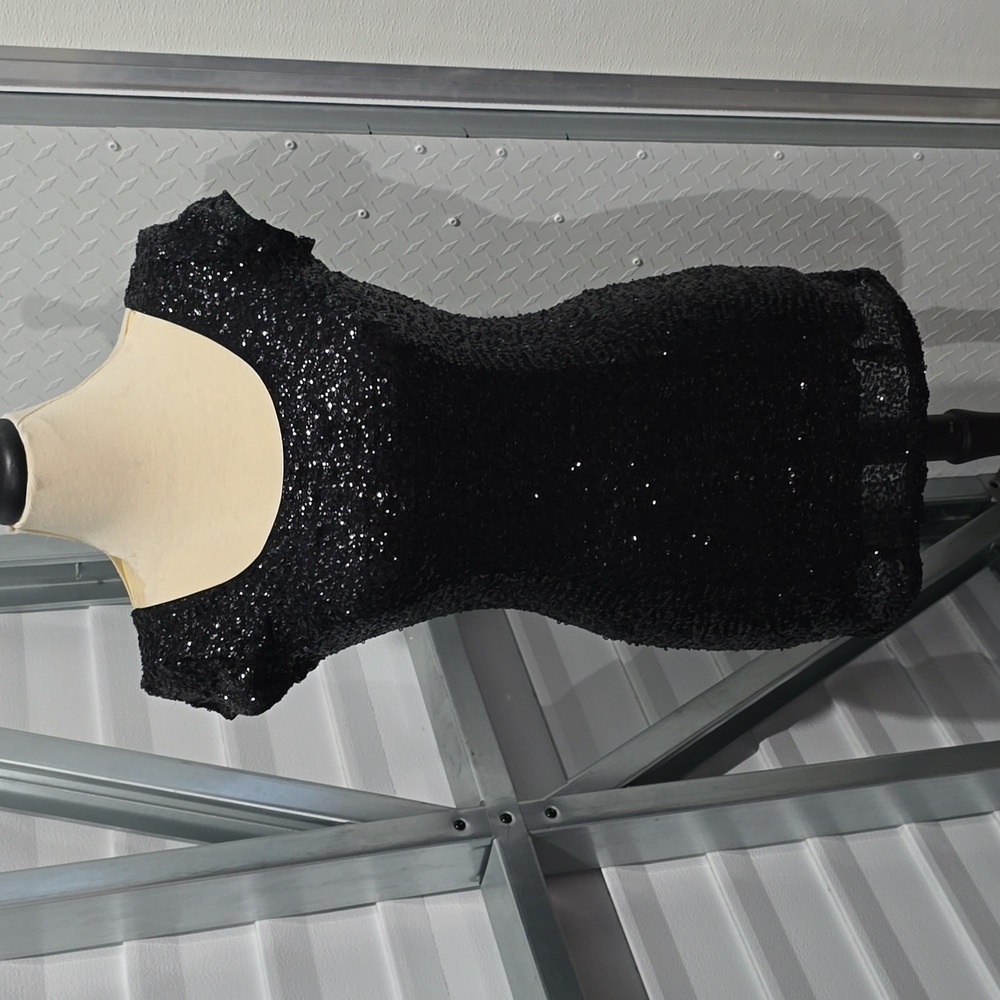 Divided by‎ H&M Black Sequin dress size 8